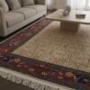 Hand Knotted Persian Malayer Wool Rug - 4' 5" x 6' 9" - Image 2