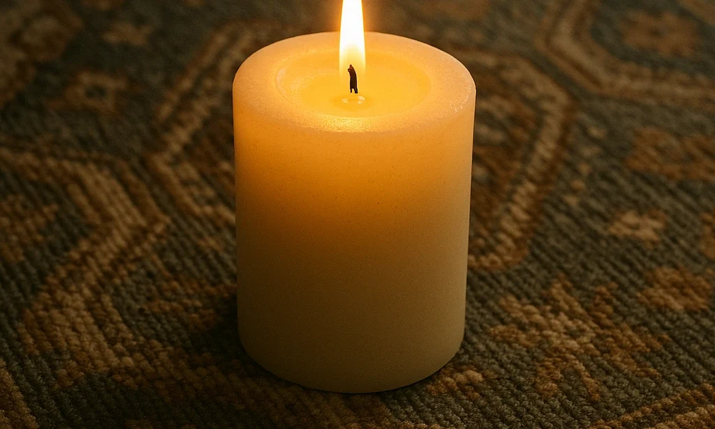 How Remove Candle Wax from the Rug