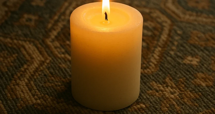 How Remove Candle Wax from the Rug
