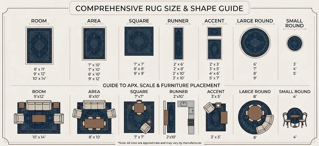 How to Choose the Right Rug Size