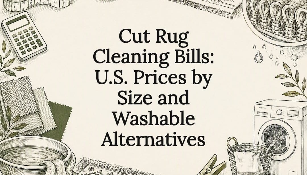 Decorative rug cleaning cost title card