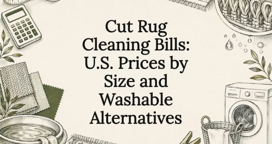 Decorative rug cleaning cost title card