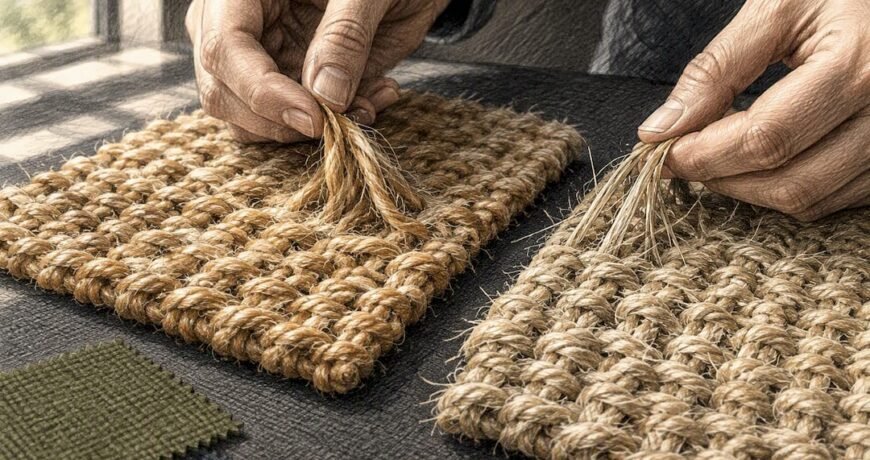 Jute and sisal fibers compared closely