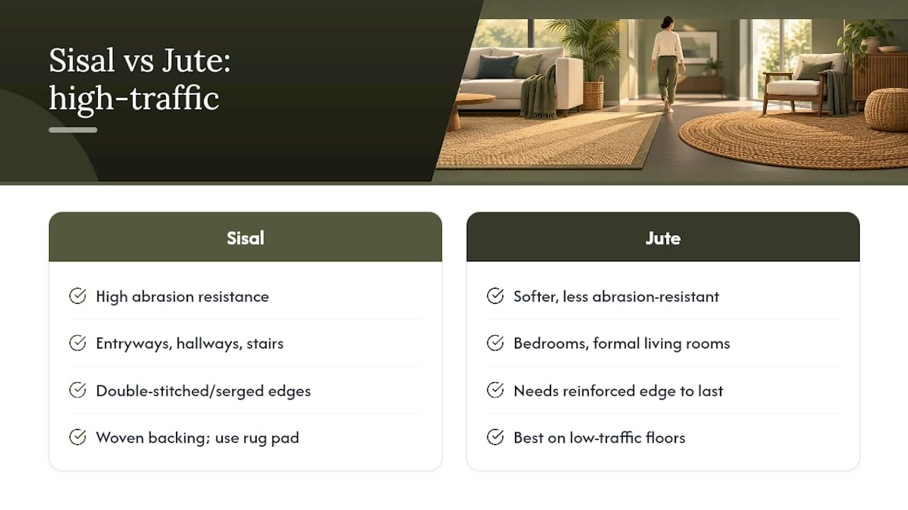 Which Fiber Holds Up Better in High-Traffic Rooms? — overview diagram