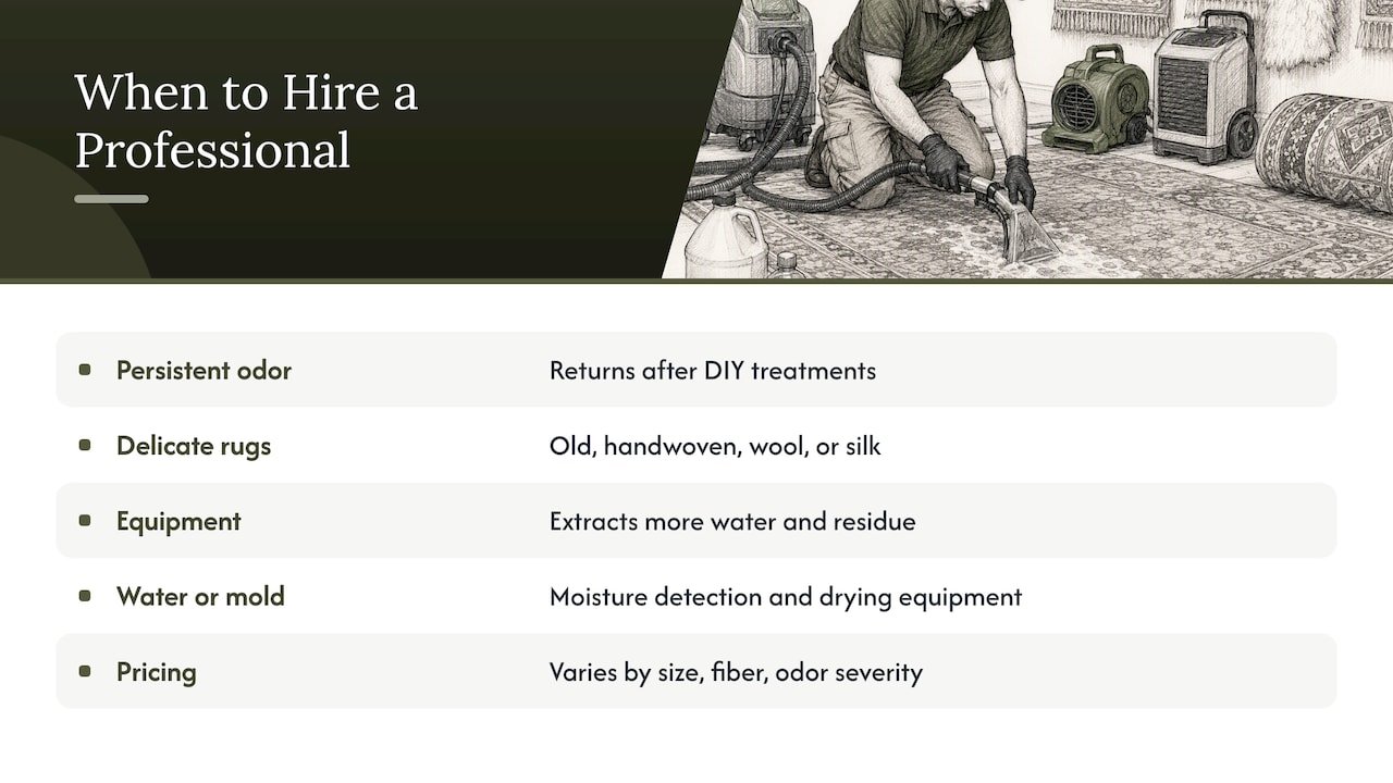 Professional deodorizing services: when they're worth it — overview diagram